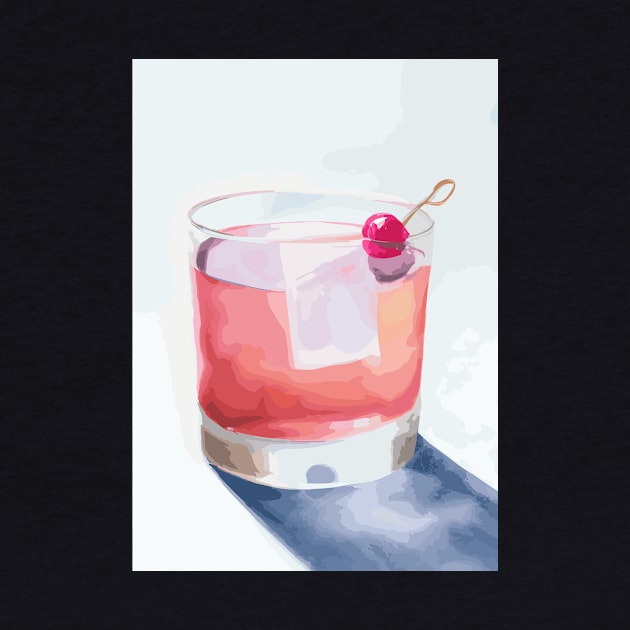 Cocktail with Cherry by maxcode